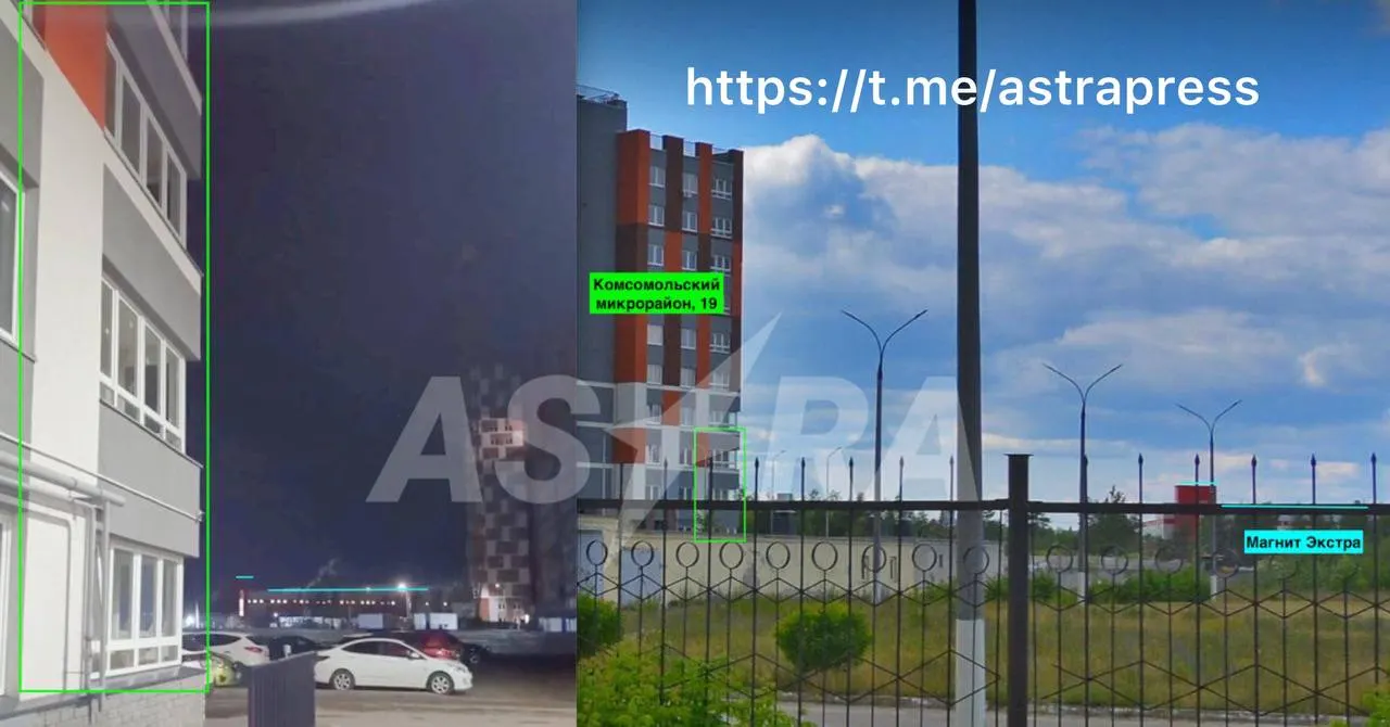 В Дзержинске Нижегородской области сработала воздушная тревога, после чего жители слышали взрывы. По данным геолокации, дым поднимается в районе завода имени Свердлова; точные причины пожара уточняются.