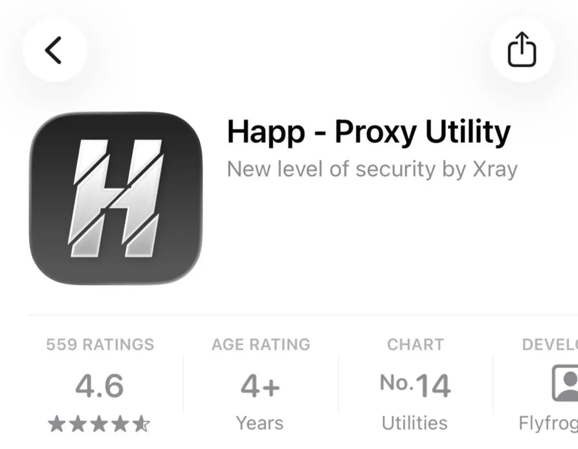 Из российского сегмента магазина Apple исчезла утилита Happ — Proxy Utility Plus. Компания ссылается на несоответствие местному законодательству; по отчетам число удалённых приложений по запросам властей резко выросло.
