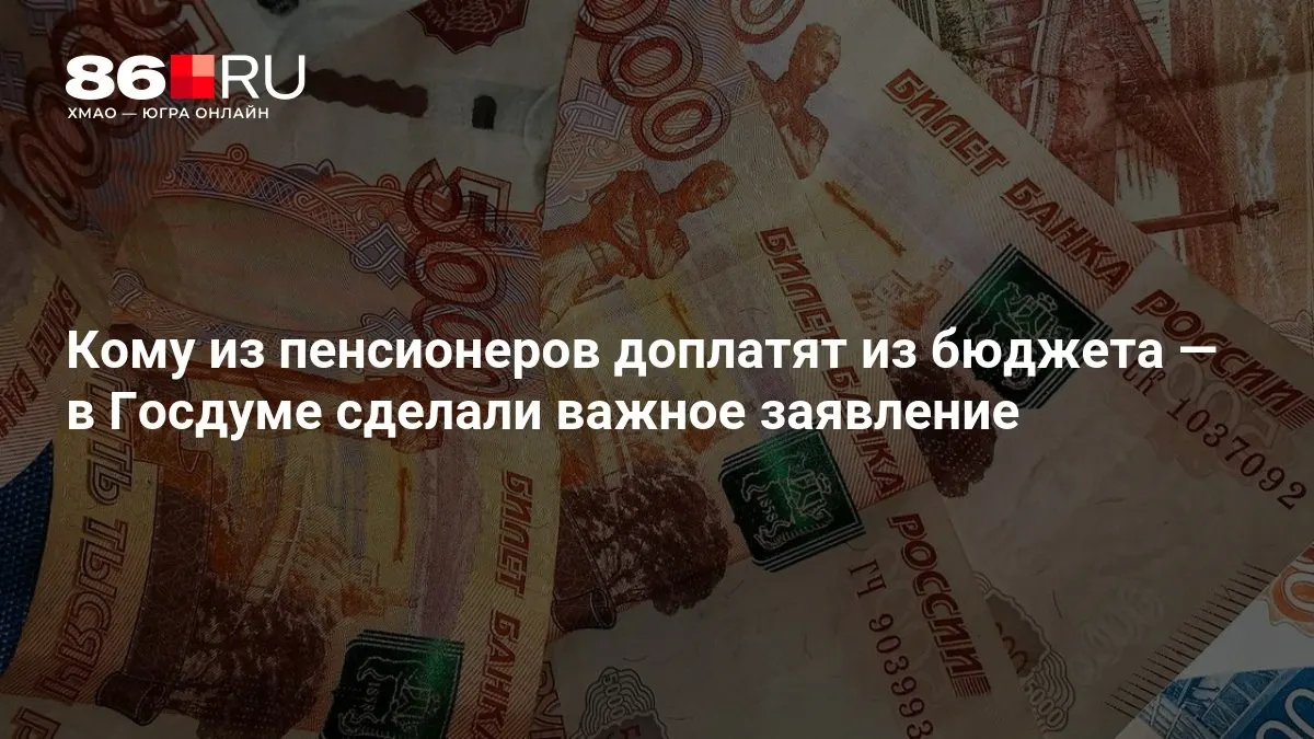 Госдума заявила о дополнительных выплатах, доступных пенсионерам, включая тех, кто никогда не работал.