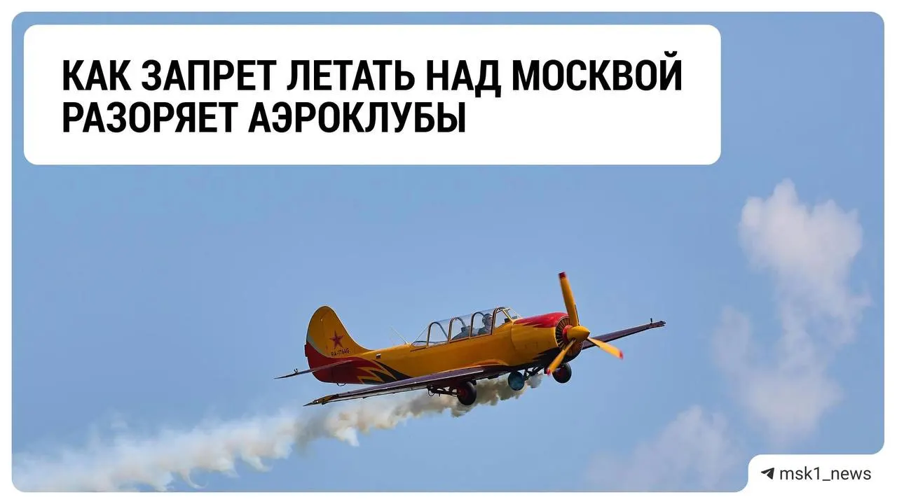 Ограничения на полёты над Москвой ударили по аэроклубам Подмосковья: доходы падают, а будущее отрасли остаётся неясным.