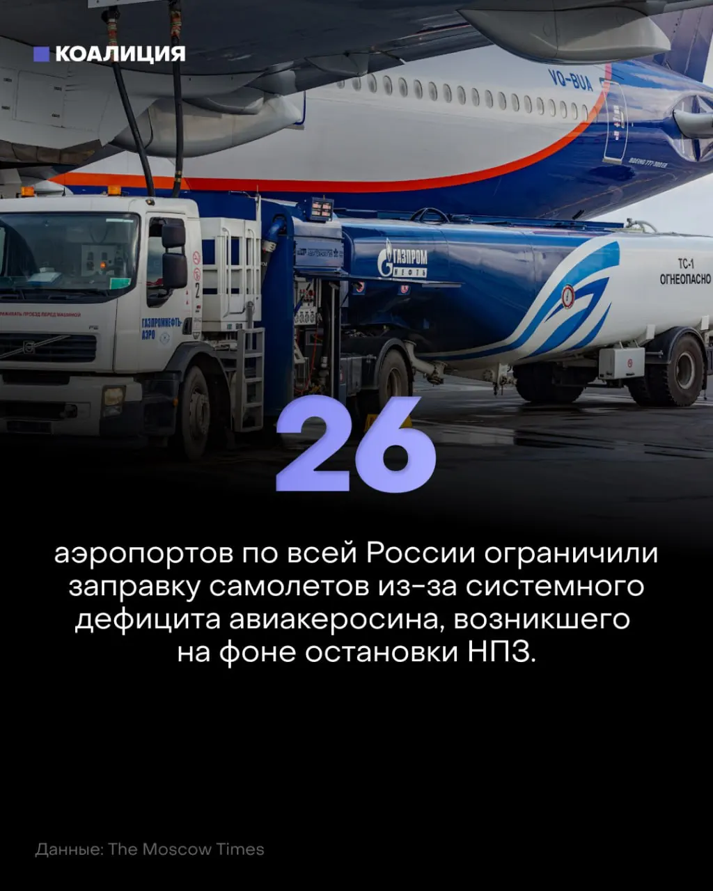 Из-за ограничений на поставки керосина самолёты в аэропортах получают меньше топлива; экспорт топлива временно запрещён до 30 ноября, а цены на керосин растут. Эксперты прогнозируют дальнейшее осложнение ситуации.